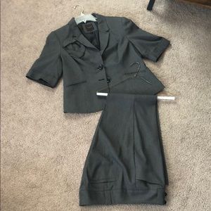 The Limited black Patterned Pant Suit